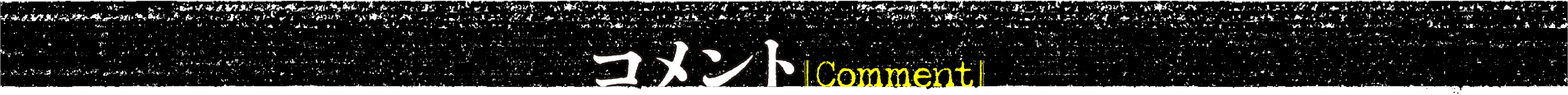 コメント Comment